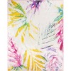 Jill Zarin Caribbean Outdoor Aruba Floral and Botanical Washable Flatweave Woven Area Rug - 2 of 4