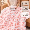 Inhand Heated Blanket Electric Throw - 50"x60" Cow Print Flannel Heating Blanket Throw Auto-Off 10 Heat Level Over-Heat Protection - 3 of 4
