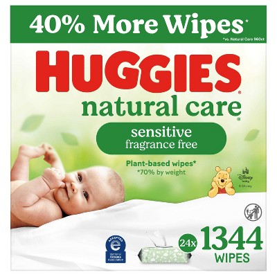 Huggies Natural Care Sensitive Unscented Baby Wipes (Select Count)