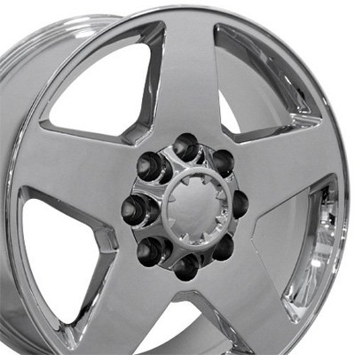 OE Wheels LLC CV91B-20085-8180-44C Chrome Wheel Painted (20 x 8.5 inches /8 x 180 mm, 44 mm Offset)