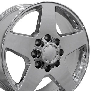 OE Wheels LLC CV91B-20085-8180-44C Chrome Wheel Painted (20 x 8.5 inches /8 x 180 mm, 44 mm Offset) - 1 of 3