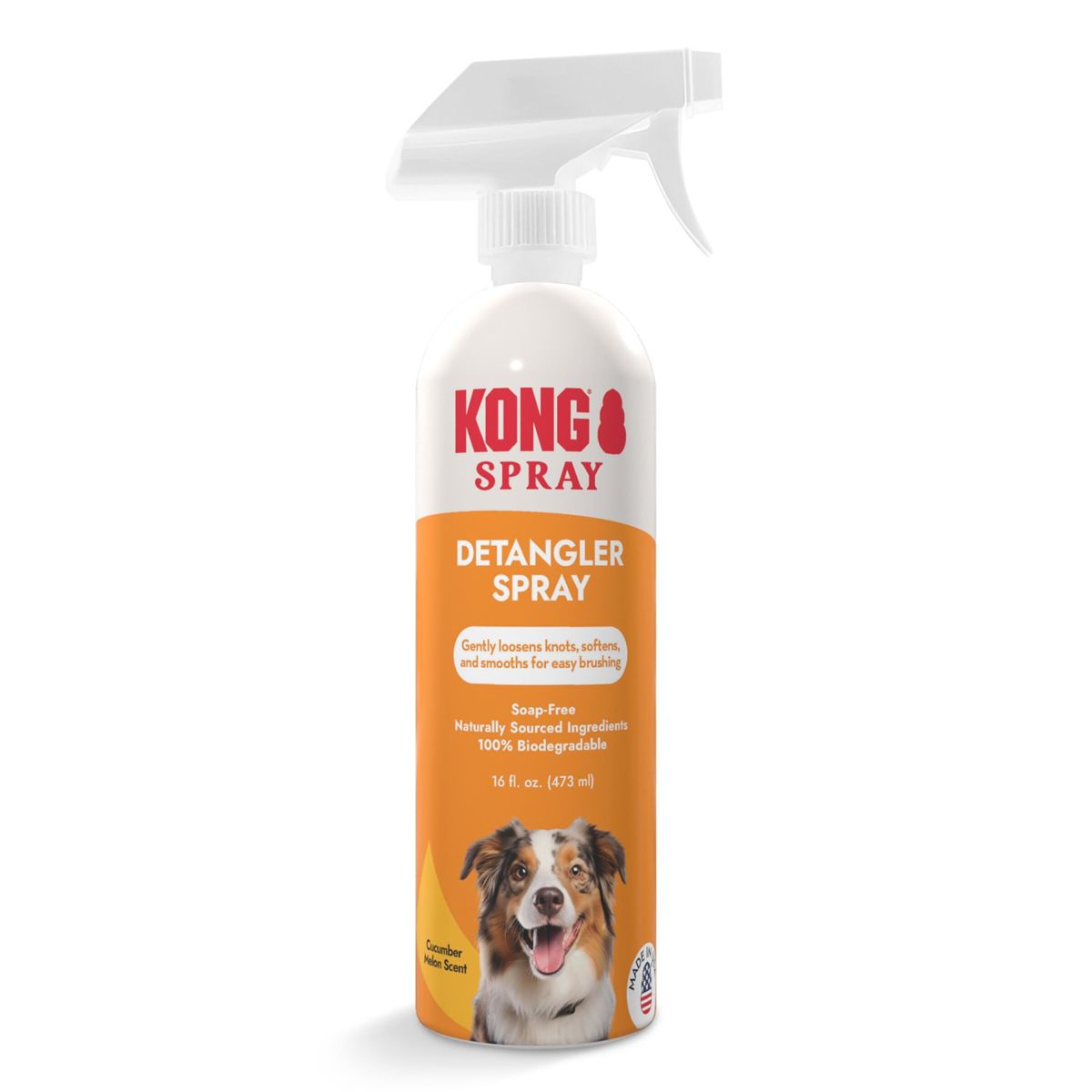 KONG Detangler Spray Fruit and Cucumber Scented Dog Conditioner - 16 fl oz