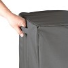 KHOMO GEAR Air Conditioner Cover – Waterproof Outdoor AC Unit Protector – Grey – Heavy Duty, All-Season Protection for Window & Wall-Mounted AC Units - 4 of 4