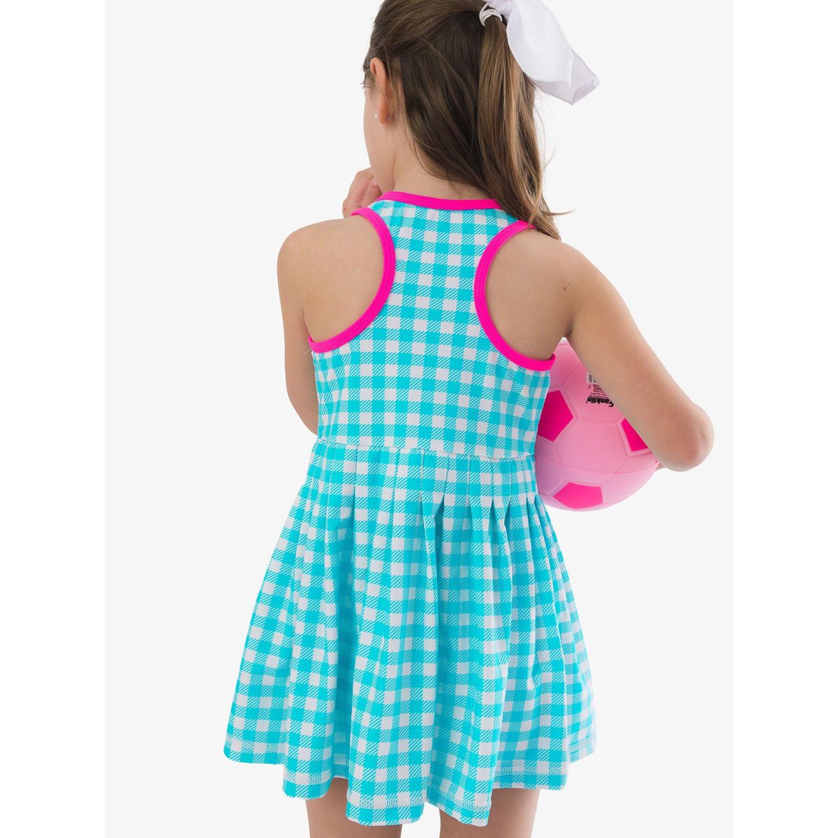 RuffleButts Toddler Girls UPF50+ Active Dress & Bike Short Set - thumbnail 5