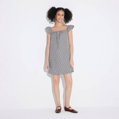 Women's Game Day Flutter Cap Sleeve Mini Dress - Wild Fable™