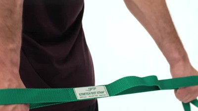 OPTP The Original Stretch Out Strap XL with Exercise Poster Top Choice of  Physical Therapists & Athletic Trainers 