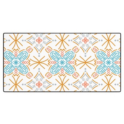 Marta Barragan Camarasa Mosaic boho desert colors D Desk Mat -Deny Designs