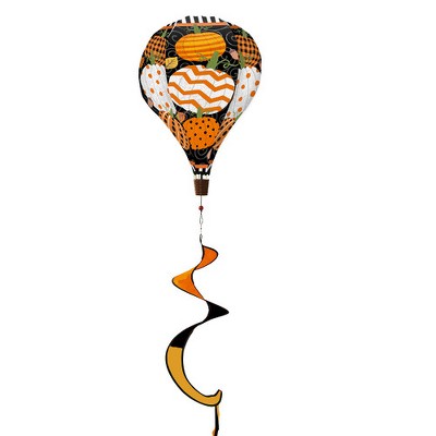 Briarwood Lane Fall Hot Air Balloon Wind Twister 54x12 Fall Celebration Pumpkins For Fall Balloon