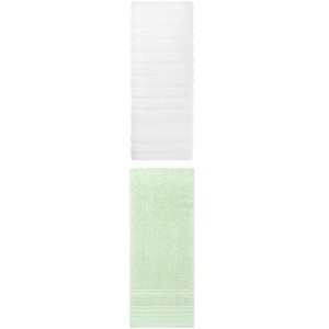 REGALWOVEN Striped Pattern Bathroom Hand Towels 14" x 30" 2 Pcs - 1 of 4