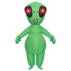 Joyfy Adults Inflatable Halloween Costumes with Light Up Eyes, Full Body Alien Blow Up Costumes Halloween Costume Cosplay Alien - 2 of 4
