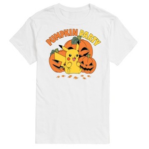 Men's - Pokémon - Pumpkin Party Short Sleeve Graphic T-Shirt - 1 of 4