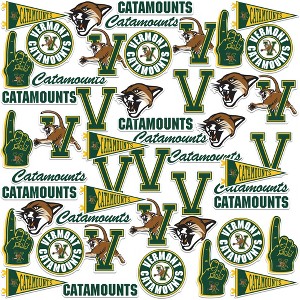 University of Vermont 50ct Vinyl Large Deluxe Stickers Variety Pack - 1 of 4