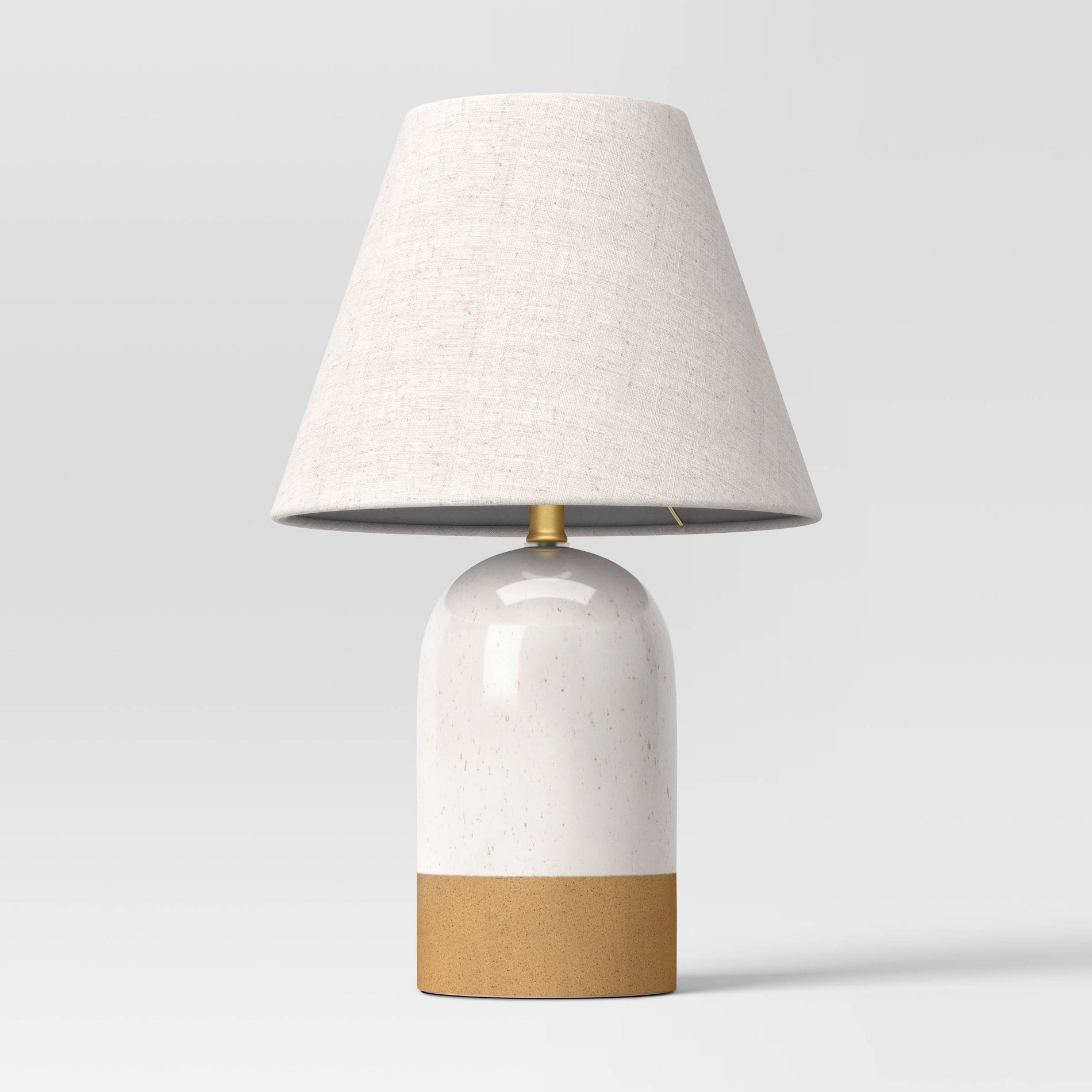 Ceramic Table Lamp Cream/Tan - Room Essentials™