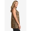 Jessica London Women's Plus Size Stretch Knit Tunic Tank - 4 of 4