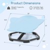 Costway Kids Sensory Swivel Chair with Non-Slip Metal Base for Autistic Kids Indoor Outdoor Blue Elephant - 3 of 4
