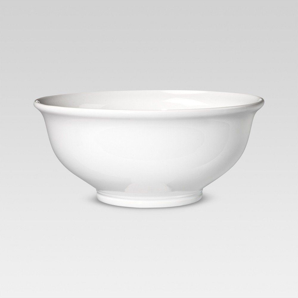 Photos - Other kitchen utensils Porcelain Serving Bowl 180oz White - Threshold™