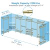 Timate U4 U Shape Garment Rack Heavy Duty Clothes Rack, Expandable Clothing Rack Wall Mounted Closet Extra Large Walk in Closet System - 4 of 4