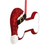 Polarx 2.0 Inch Santa Dog Bone Christmas Tree Ornament , Christmas Decor Puppy's First Christmas (1PC) - 4 of 4