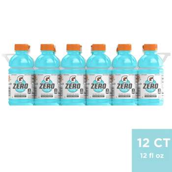 Gatorade G Zero Glacier Freeze Sports Drink - 12pk/12 fl oz Bottles
