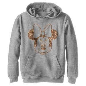 Boy's Disney Mickey and Friends Fall Minnie Pull Over Hoodie - 1 of 4