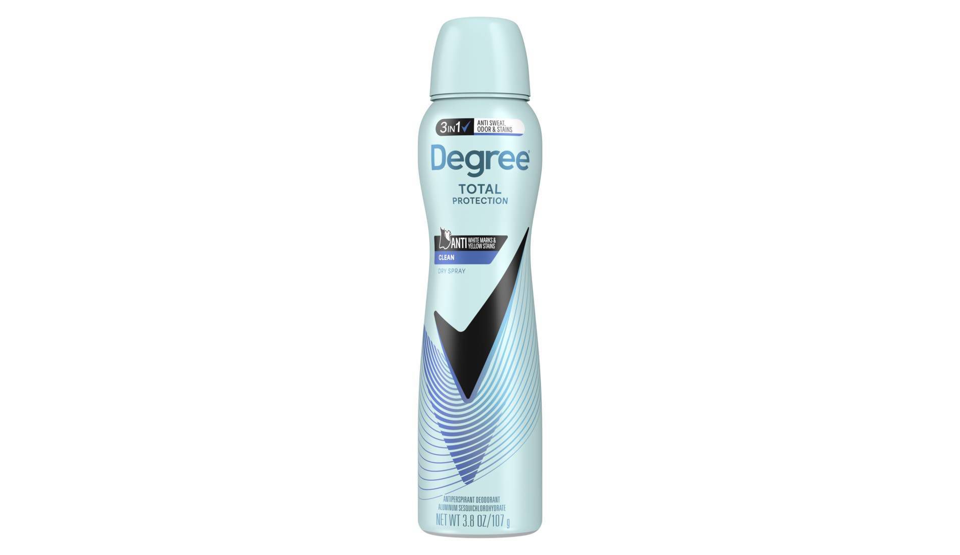 Degree Ultraclear Black + White Pure Clean 72-Hour Antiperspirant & Deodorant Dry Spray - 3.8oz