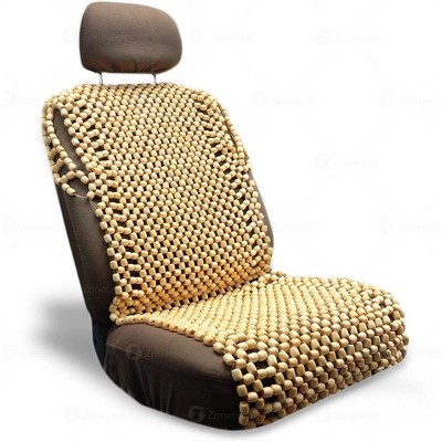 Zone Tech Royal Natural Wood Bead Seat Cover- Full Car Massage