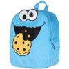 Sesame Street Backpack for Kids Plush Cookie Monster Smile Face 12 inch School Travel Book Bag - 2 of 4