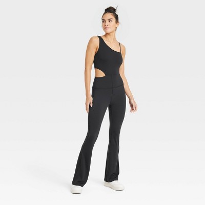 Women's Asymmetrical Flare Bodysuit - Joylab™ Black Xs : Target