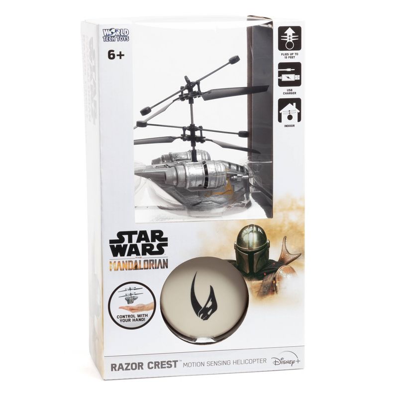 World Tech Toys  Star Wars: The Mandalorian Razor Crest Sculpted Head - UFO Helicopter, 5 of 6