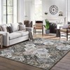 Area Rug, Rugs for Living Room, Washable Rug, Vintage Rugs for Entryway, Traditional Floor Cover, Thin Carpet, Kitchen Distressed Non Slip Mat - 4 of 4