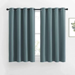 NICETOWN Grommet Top Blackout Curtains, Thermal Insulated Noise Reducing Window Drapes (Set of 2) - 1 of 4