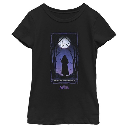 Girl's Marvel: Agatha All Along Harkness Card T-Shirt - image 1 of 4