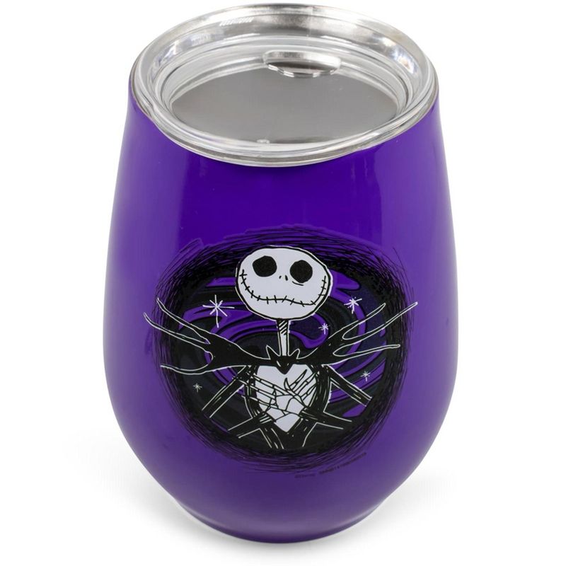 Silver Buffalo Nightmare Before Christmas Jack Skellington Stainless Steel Tumbler | 10 Ounces, 2 of 7