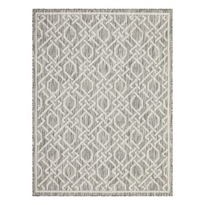 Indoor Outdoor Farmhouse Area Rugs for Backyard Deck Patio, Plush Thick Low Pile Throw Carpet for Bedroom Living Room Dining Room - 1 of 4