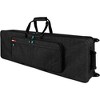 Gator GKP76-BLK Semi-Rigid Lightweight Pro Wheeled Case for 76-Note Keyboards; Charcoal Black Electric Blue Interior - 2 of 4