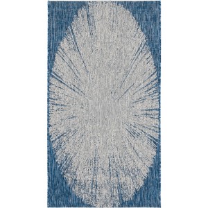 Courtyard Dokupa CY8893 UV & Stain Resistant Non-Shedding Power Loomed Indoor/Outdoor Rugs - Safavieh - 1 of 4