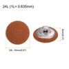 Unique Bargains Round Metal Sewing Cloth Covered Button 10 Pcs - 2 of 4