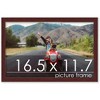 PosterPalooza | Classic Modern Brown Picture Frame - UV Acrylic, Backing Board, Hanging Hardware Included - 3 of 4
