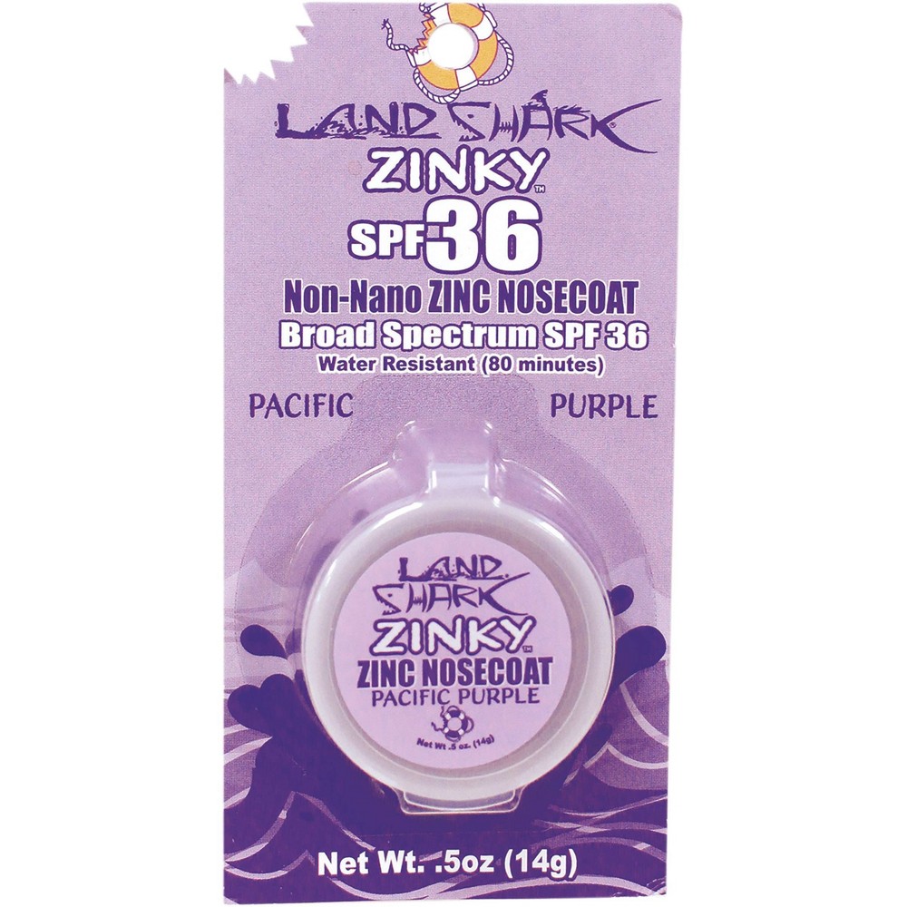 Photos - Sun Skin Care Land Shark Reed Safe Zinky Nose Coat Sunscreen - Purple - SPF 36 - 0.5oz