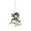 Allstate Floral Morning Glory Artificial Floral Hanging Bush Spray- 20" - Cream - 3 of 3