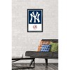 Trends International MLB New York Yankees - Logo 22 Framed Wall Poster Prints - 2 of 4