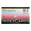 Roaring Spring Paper Products Index Cards, 3" x 5", Ruled, Assorted Colors, 100 Per Pack, 3 Packs - 2 of 3