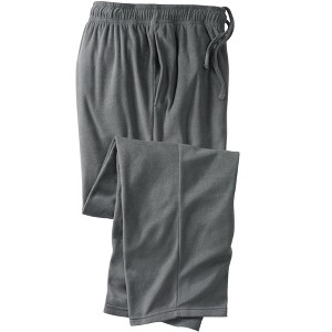 KingSize Men's Big & Tall Solid Microfleece Pajama Pants - 1 of 2