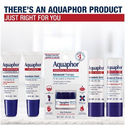 Aquaphor Lip Repair Stick for Dry Chapped Lips - 0.17oz_10