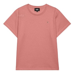 Dalix Womens Lil Peach Lightweight High Waisted Tee - 1 of 4