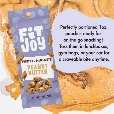 FitJoy Grain Free Peanut Butter Pretzel Nugget Snack Packs - 10oz/10ct