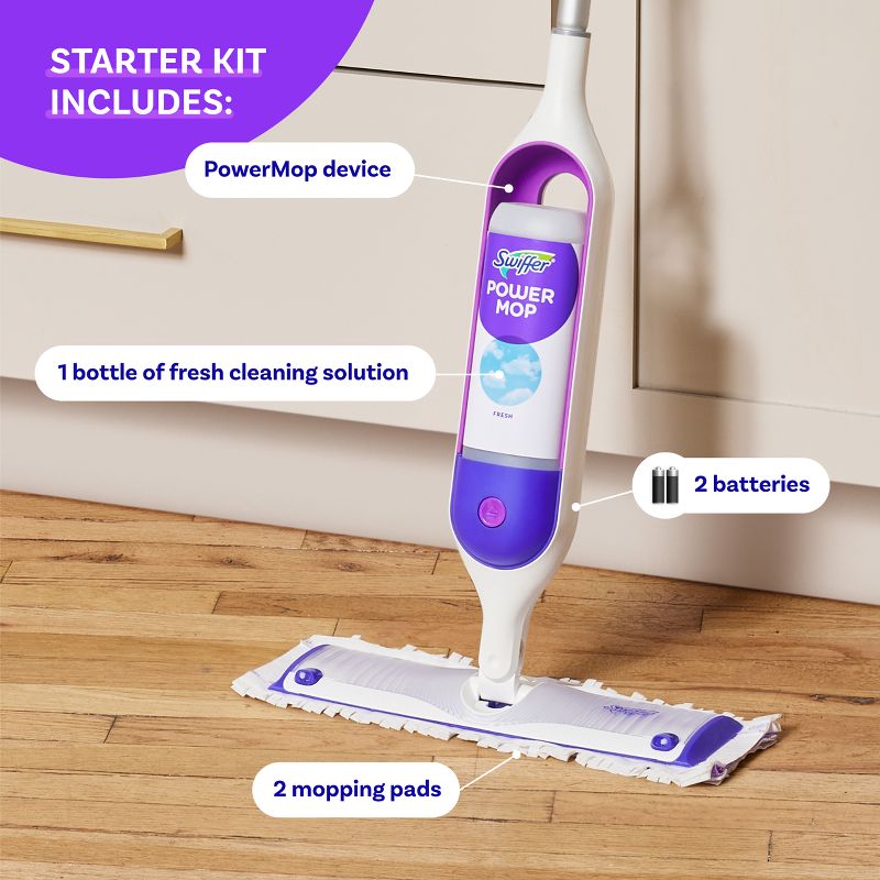 Swiffer Power Mop Multi-Surface Mop Kit for Floor Cleaning, 5 of 16
