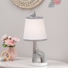 Lambs & Ivy Giraffe and a Half Gray/White Nursery Lamp with Shade and Bulb - 3 of 4