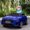 Aosom 12V Kids Electric Ride On Audi Sports Car, Battery Powered Toy w/ Parent Remote Control, Lights, Music, and Horn, for 3-5 Years Old - 2 of 4