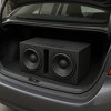 Q Power QBOMB15V Dual 15" Vented Port Subwoofer Sub Box w/ Bedliner Spray - 4 of 4